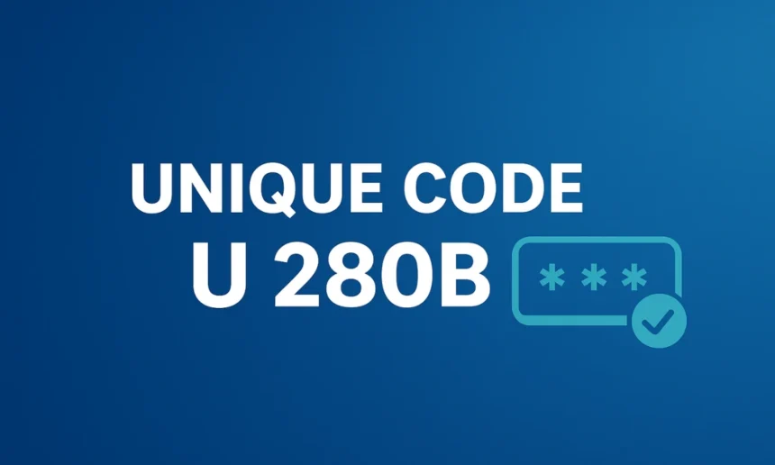 Unique Code U 280B