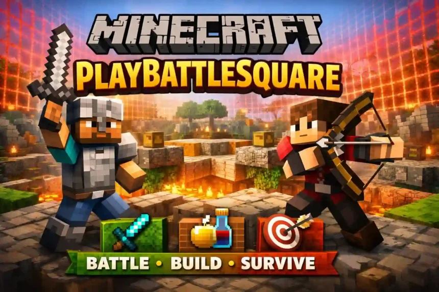 Minecraft PlayBattleSquare